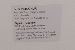 Adelaide - The Art Gallery of South Australia - Country - sign