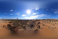 Alice Springs - Olive Pink Botanical Garden - Annie Myers Hill 360 panorama