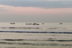 Kuta - Boats on the water