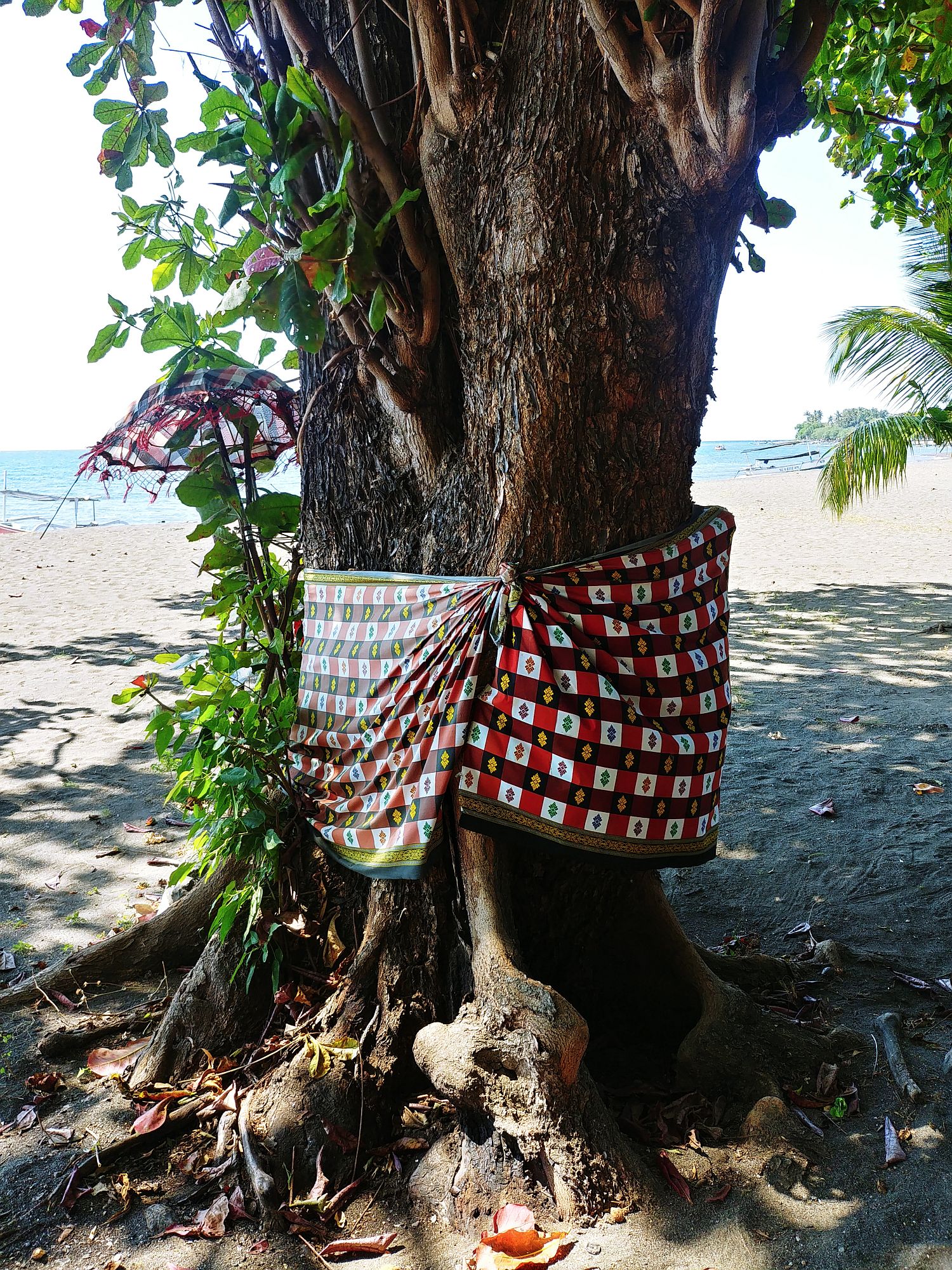 Tree with sarong
