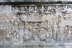 Borobudur - Bas-relief - Dancing girls2