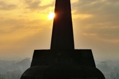 Borobudur - Early morning sun