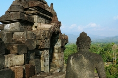 Borobudur - Looking out