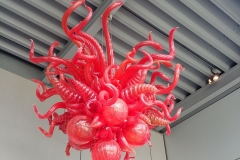 Chihuly Glass and Garden - 81 - Alfa Red Chandelier