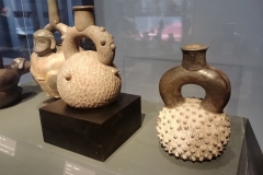 Santiago - Chilean Museum of Pre-Columbian Art - 09 - Chavin pottery - Vegetable vessels