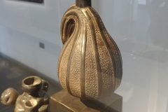 Santiago - Chilean Museum of Pre-Columbian Art - 12 - Gourd-shaped vessel - Chimu pottery