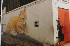 George Town - Street Art - Cat and Mouse Postcard