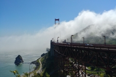 San Francisco - Golden Gate Bridge - 17 - Fog!