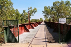 Katherine - Katherine river - Heritage railway bridge for pedestrians