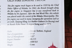 Malacca - Fire engine legend