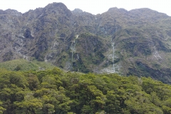 Waterfalls from mountains