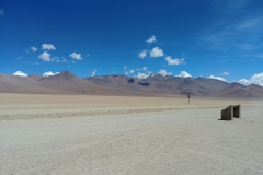 Salar de Uyuni Tour - Day 1 - 22 - The road by the Dali Desert