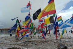 Salar de Uyuni Tour - Day 3 - 37 - Flags