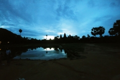 Sunrise at Angkor Wat - from the northern pond