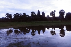 Sunrise at Angkor Wat - purple light
