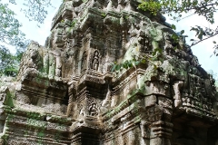 Ta Prohm - tower from below