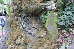 Ubud - Monkey Forest - Statue head