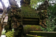 Ubud - Monkey Forest - Temple wall