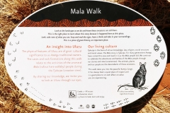 Uluru - Mala Walk sign