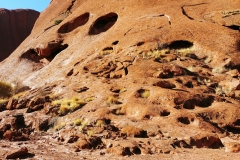 Uluru - Pockmarked slope