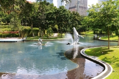 KL - Convention center garden and whale